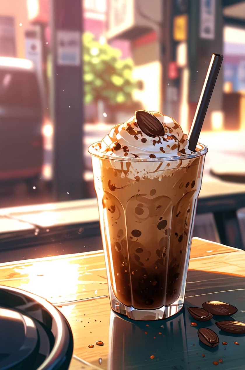 Almond Joy Iced Coffee