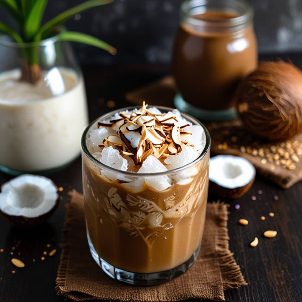 Coconut Protein Iced Coffee