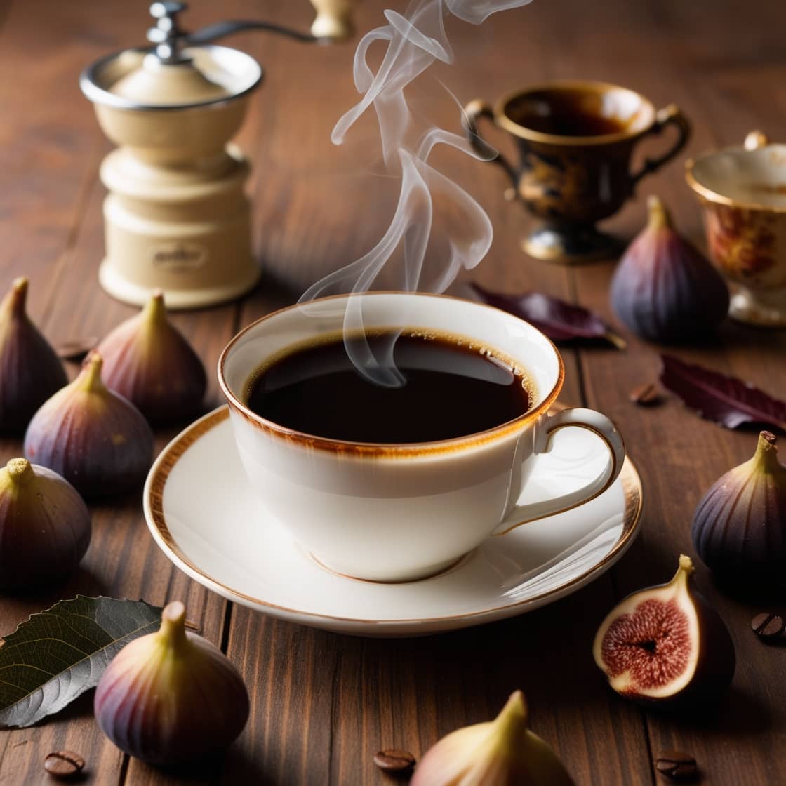 English Coffee with Roasted Figs: A Gourmet Brewing Experience