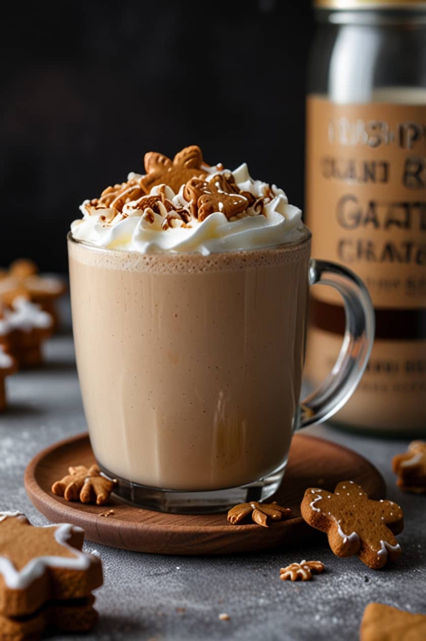 coffee Gingerbread Oat Milk Latte 