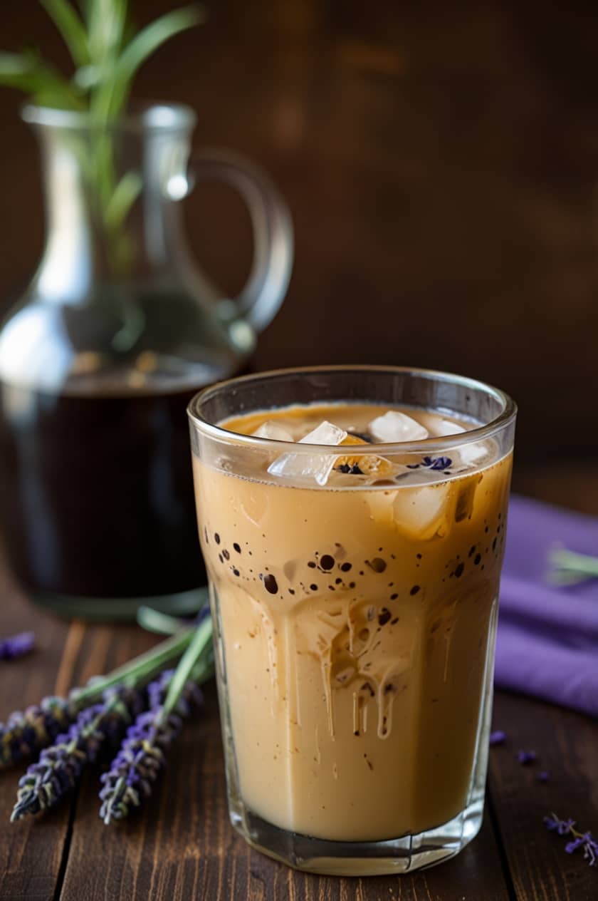 Honey Lavender Iced Coffee