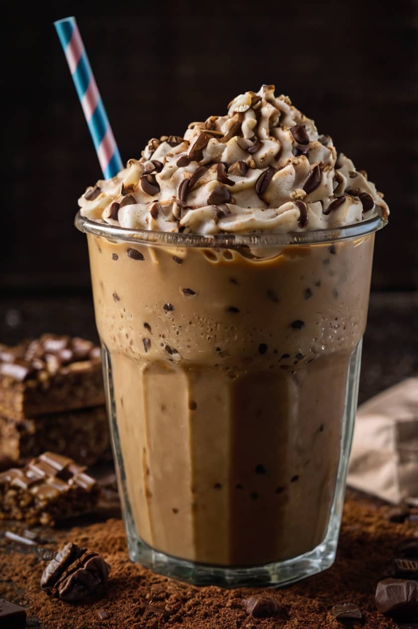 Mocha Cookie Crumble iced coffee