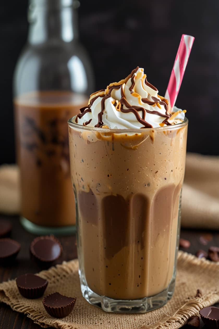 Peanut Butter Cup Iced Coffee