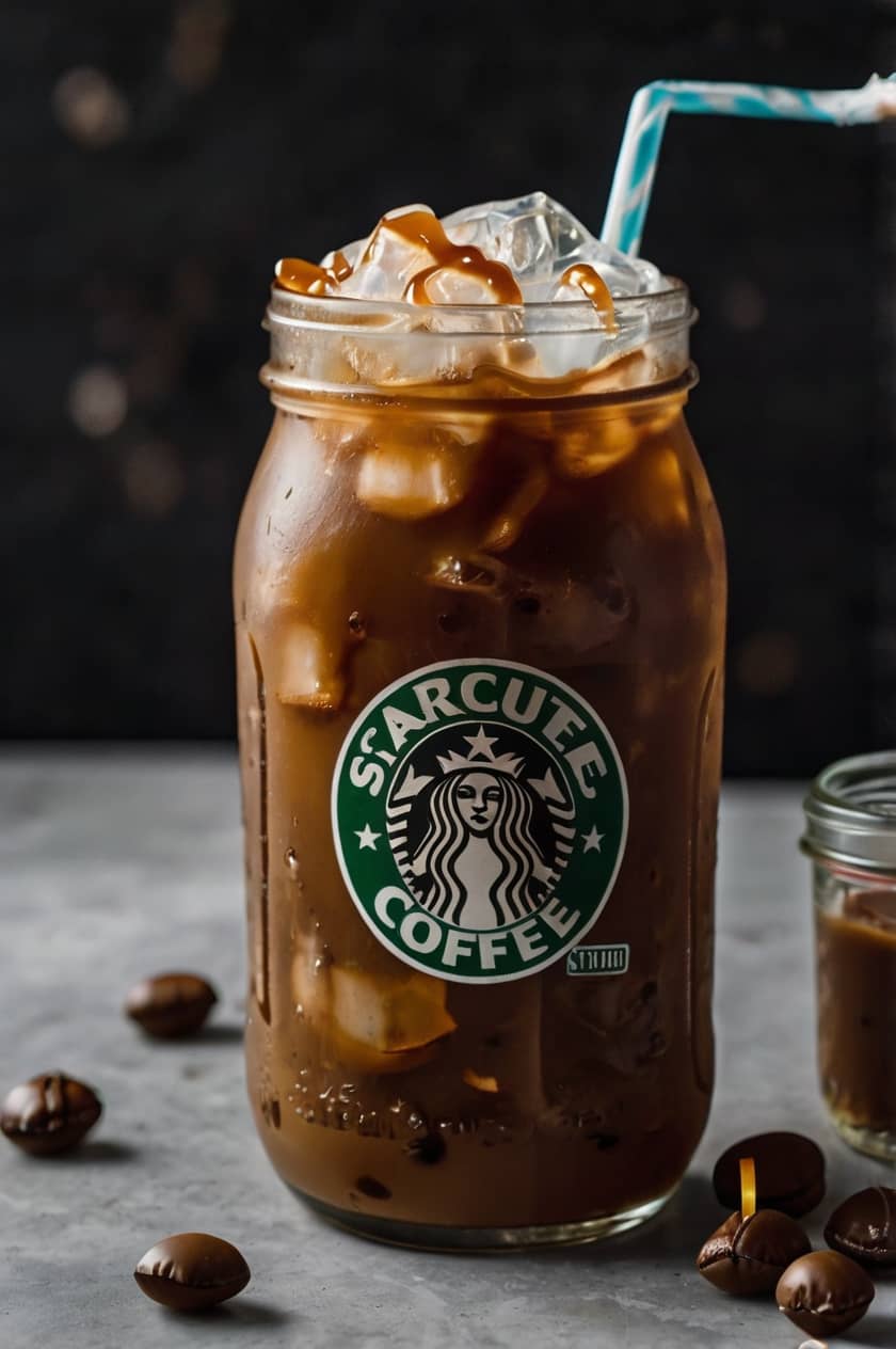 Salted Caramel Iced Coffee