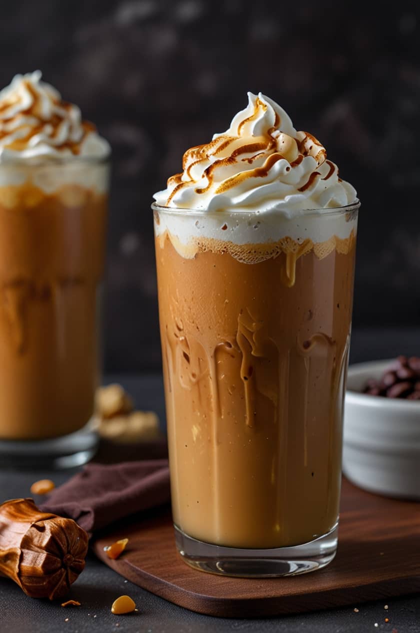 Salted Caramel Cold Foam Coffee