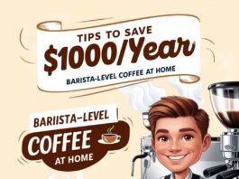 Tips to Save $1000/Year: Barista-Level Coffee at Home