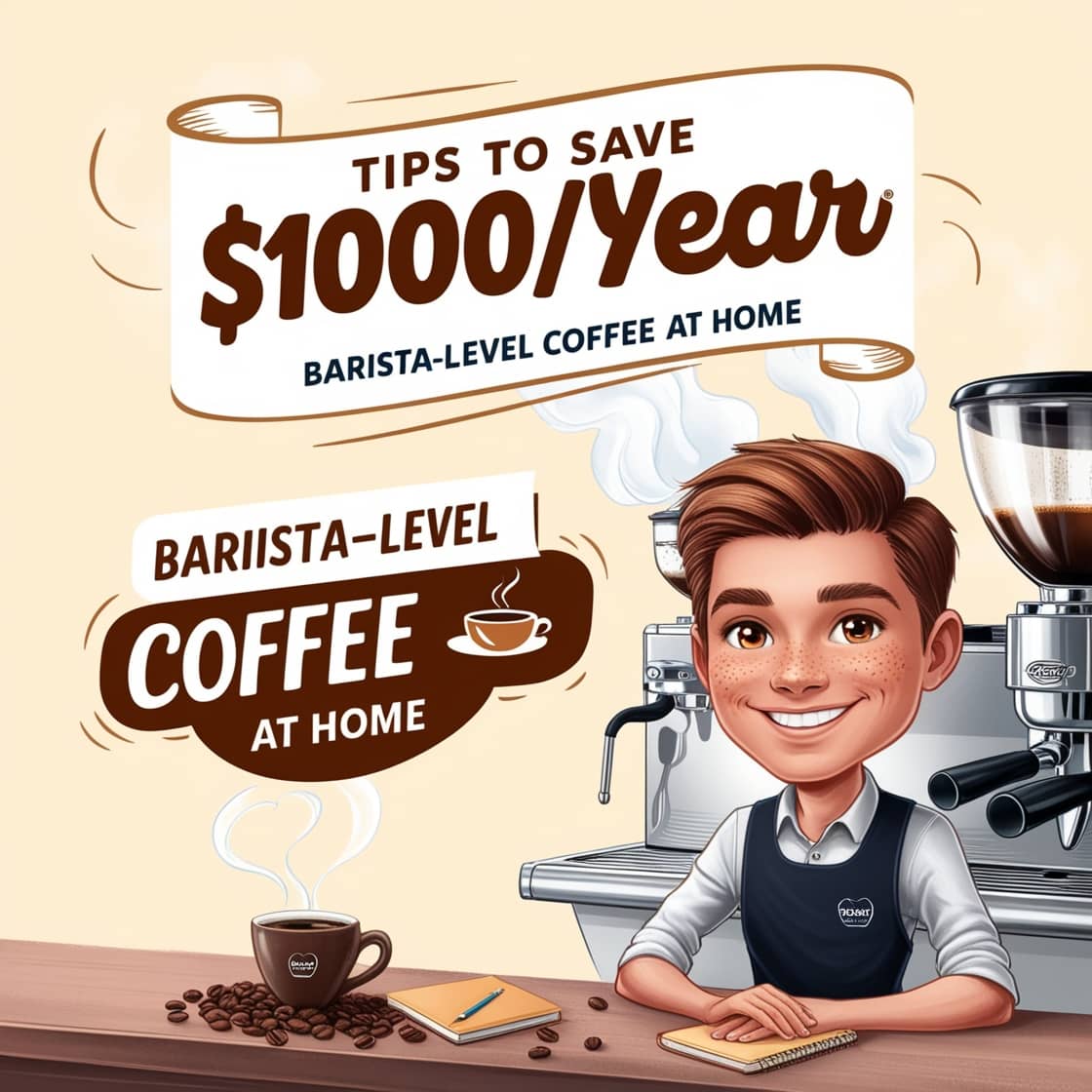 Tips to Save $1000/Year: Barista-Level Coffee at Home