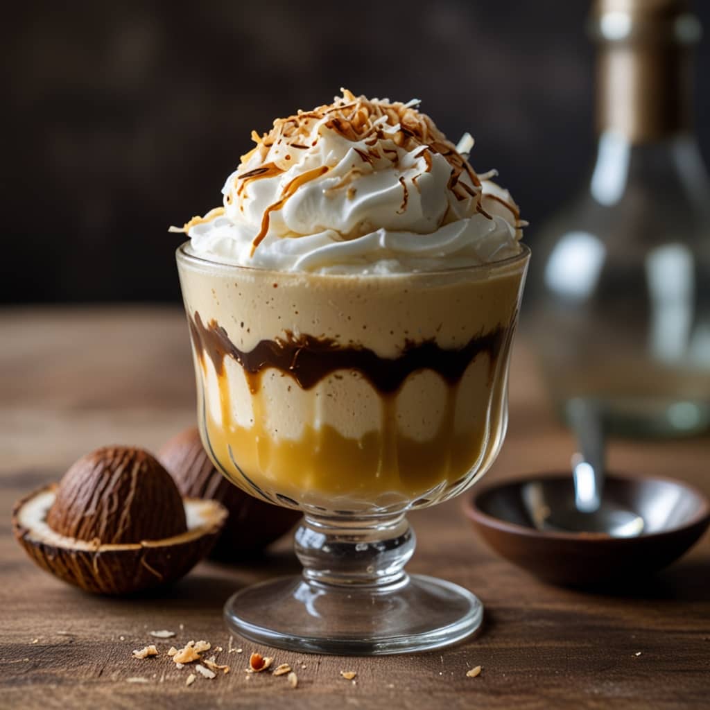 Coconut Rum Affogato