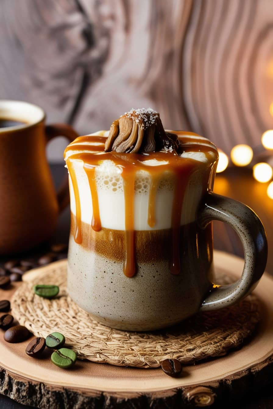 Salted Caramel Mushroom Coffee