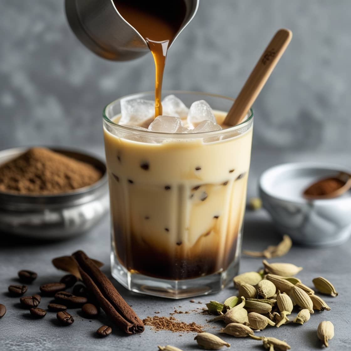 Spiced Cardamom Vietnamese-Style Iced Coffee