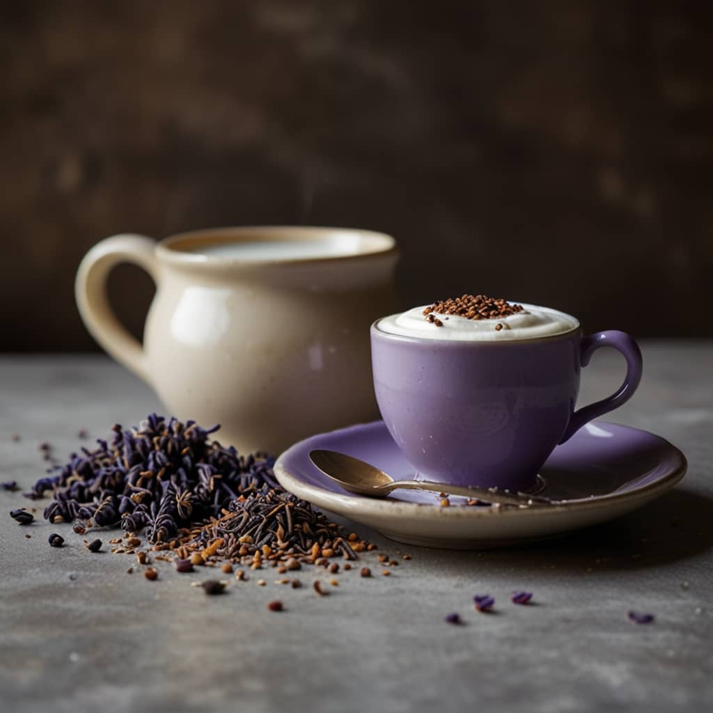 Lavender Earl Grey Cappuccino