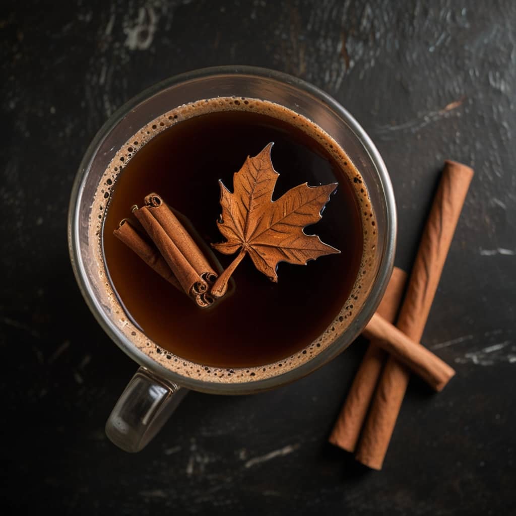 Maple Bourbon Coffee Cocktail