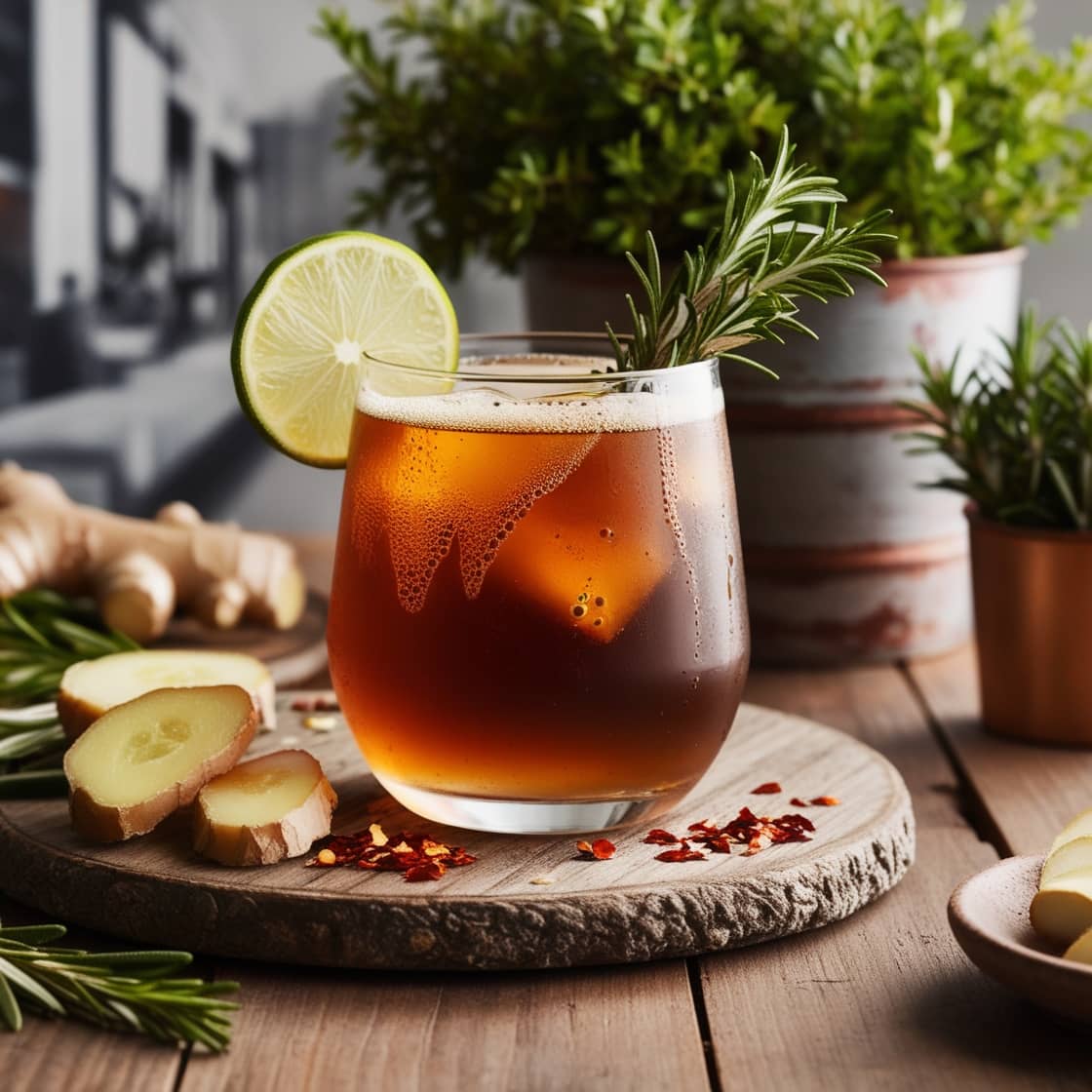 Spicy Ginger Cold Brew Tonic